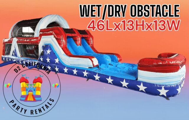 FREEDOM 46FT DOUBLE LANE WET or DRY OBSTACLE