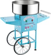 BLUE COTTON CANDY MACHINE WITH STAND + 60 SERVINGS