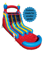 18FT BASIC BACKYARD DUAL LANE SLIDE WET/DRY		