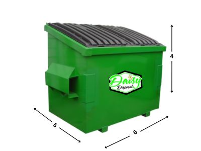 4 yard dumpster dimensions, 4 cubic yard dumpster dimensions