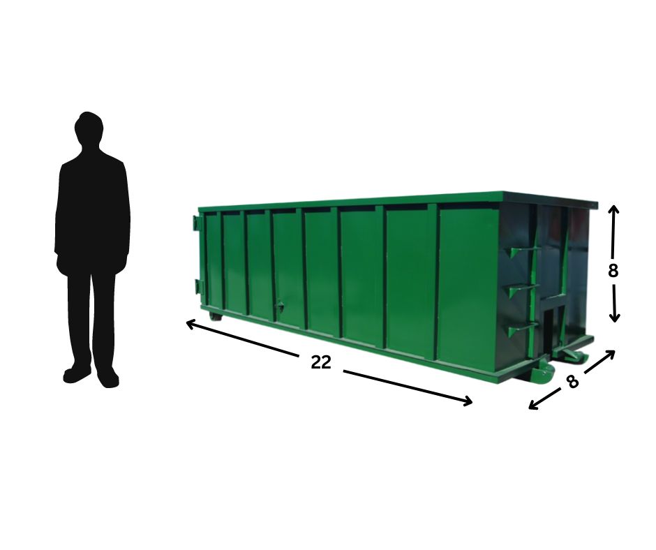 40 dumpster dimensions