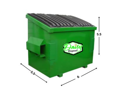 6 yard dumpster dimensions, 6 cubic dumpster dimension