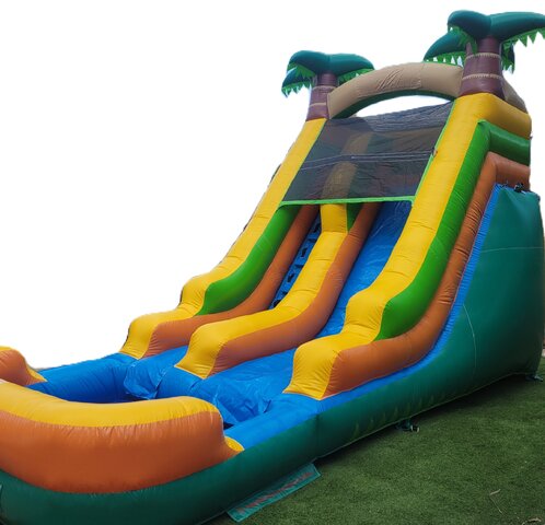 12ft Tropical waterslide