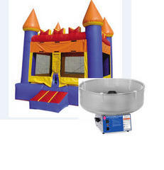 A-3 Party Package: Bounce house and Cotton Candy Machine