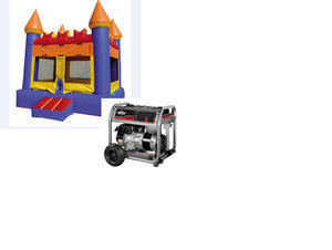 A-5 Party Package: Bounce House and Generator