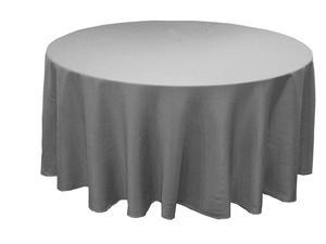 Table Linen - Round Silver 120 inches