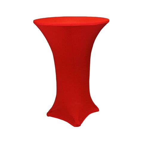 Table Linen - Spandex Tall Cocktail - Red