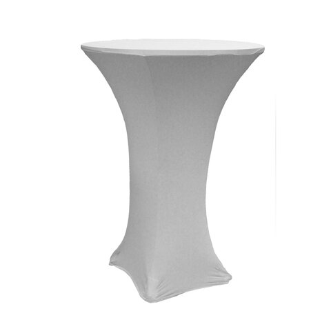 Table Linen - Spandex Tall Cocktail - Silver