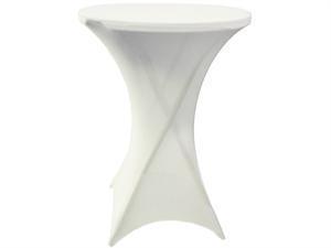 Table Linen - Spandex Tall Cocktail - White