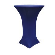 Table Linen - Spandex Tall Cocktail - Navy Blue