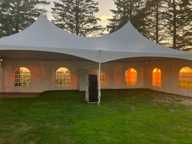 20' x 40' high peak tent