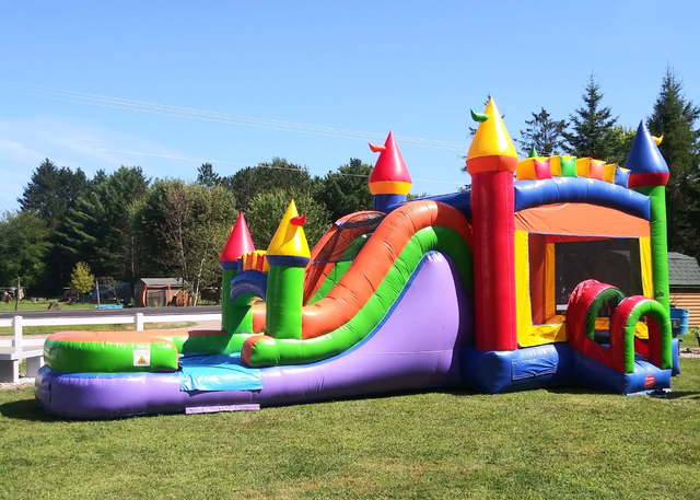 Single Slide Bounce Castle