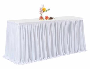 White Table Skirting