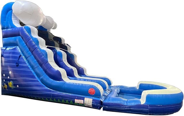 15'H Blue Waterslide