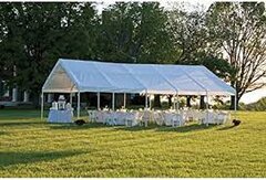  20X40 Tent Package, 10 banquet tables and 60 chairs