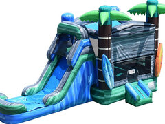 Tropical Surfer combo bounce house