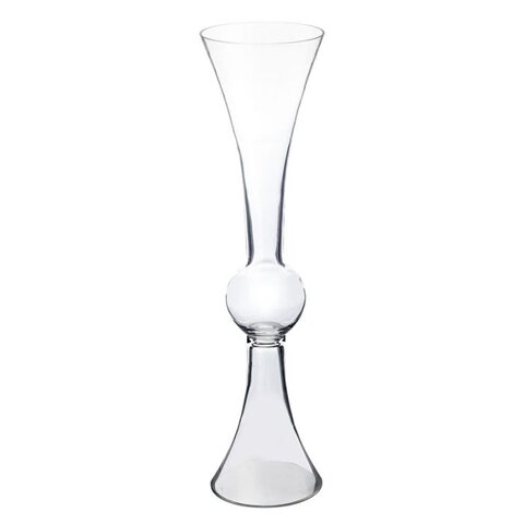 Glass Trumpet Vase Centerpiece