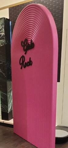 ATL Pink Ripple Wall