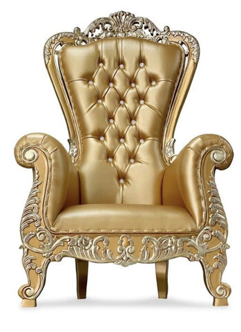 Throne Chair- Gold