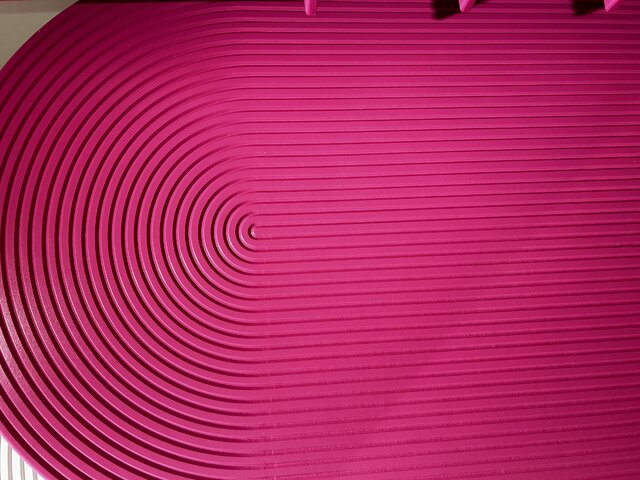 Pink Ripple Wall