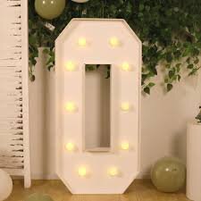 4ft Gold Marquee Letter O - ATL