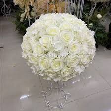 Light IvoryFlower Ball Centerpieces Jumbo