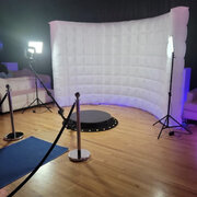 360 Booth with backdrop 