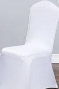 WHITE BANQUET CHAIR COVERS