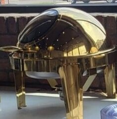 ROUND CHAFING DISH GOLD 