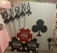 Casino Set- 2 Dice and Card stand 