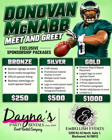 Donovan McNabb Gold Sponsorship