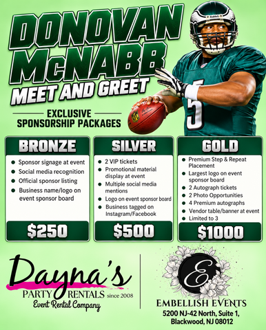 Donovan McNabb Bronze Sponsorship