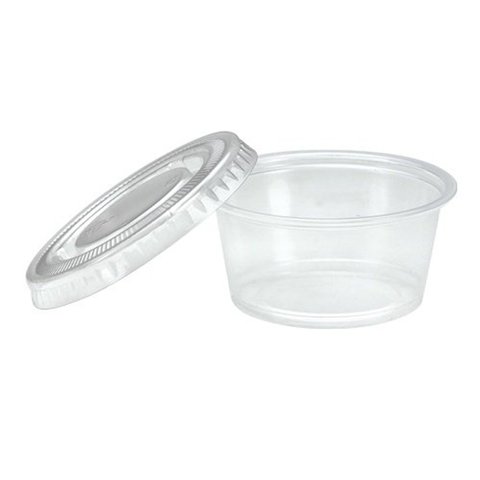 portion cups 2 oz (100 Pack with lids)