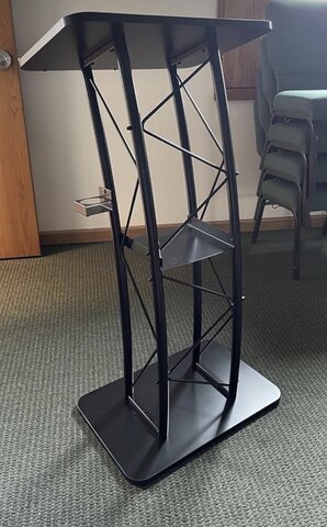 Metal Black Podium
