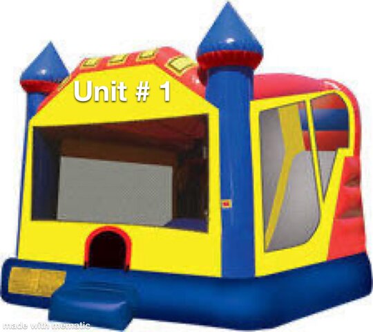 BOUNCE HOUSE Unit # 1 WITH 15' SLIDE $325