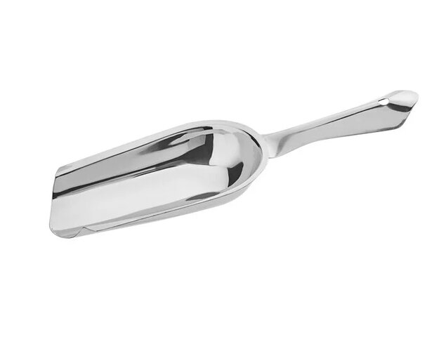 Choice 6 oz Stainless Steel Bar Scoop 