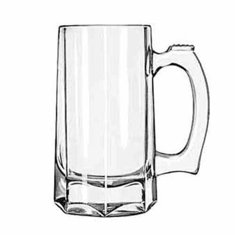 GLASS, BEER MUG TALL 12oz