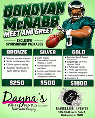 Donovan McNabb Bronze Sponsorship