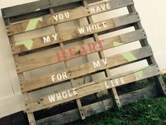 Heart Felt Pallet Decor