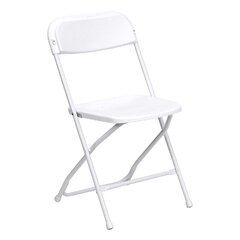 CHAIRS FOLDING WHITE NEW