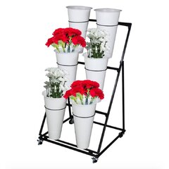 6 Bucket Flower Display Stand