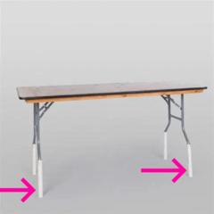 PVC Table Risers 12 inch