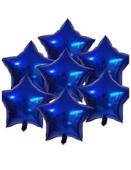 Navy Blue Star Mylar 18''