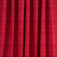 Pipe and Drape Curtain Red 