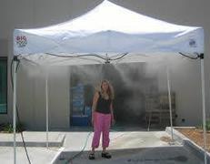 Stay cool 10X10 POP UP tent Commercial Mist Cooling System 