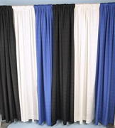PIPE AND DRAPE BACK DROP 8' H X 7'-12' W
