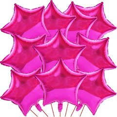 Hot Pink Star Mylar 18''