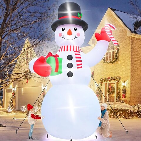 Christmas Snowman Inflatable 14ft