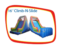 16ft. Dry Climb and Slide With Stopper