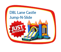 Double Lane Castl Jump-N-Slide